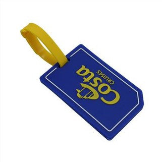 3D aangepast logo zacht PVC bagagelabel