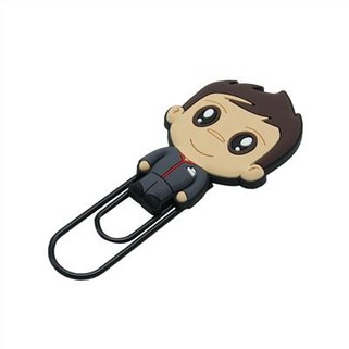 Leuke 2D zachte PVC cartoon paperclip